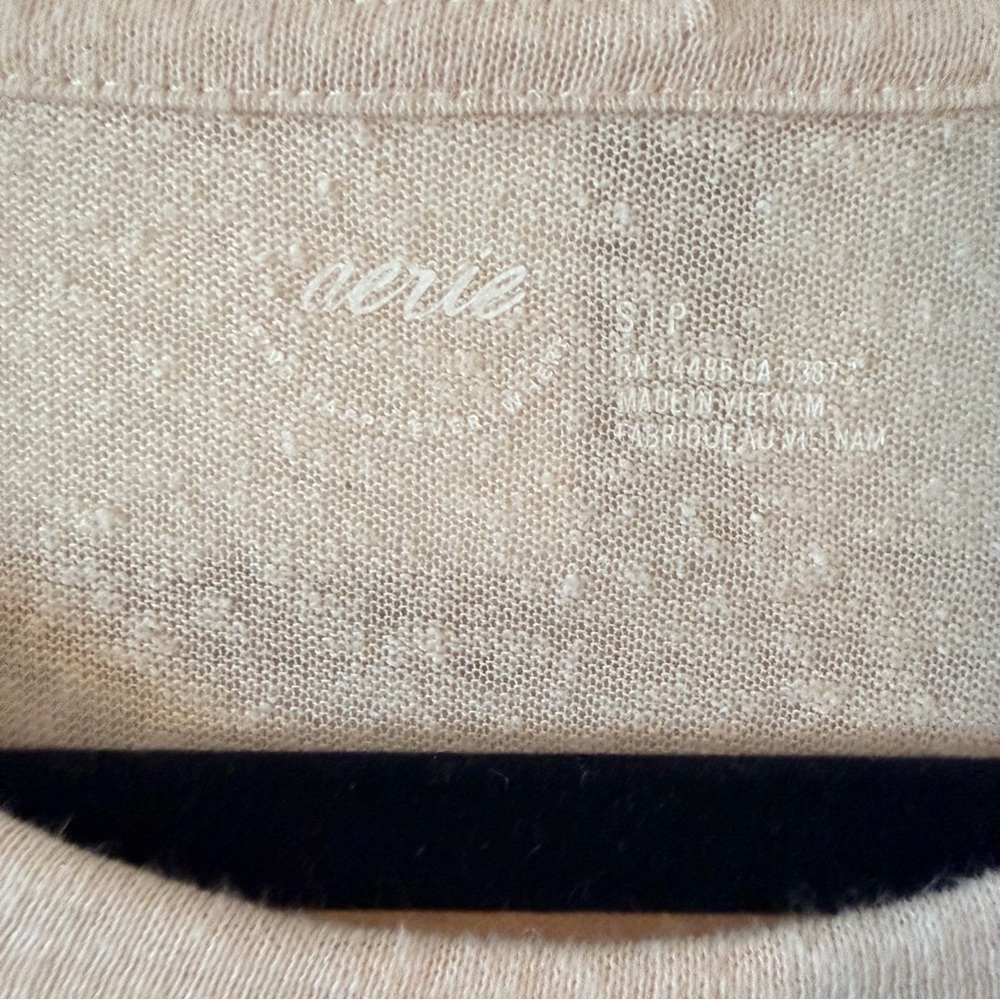 Aerie Sunshine Slub Knit Tee - Picture 3 of 6